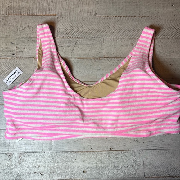 Women’s 4x Bikini Classic Terry Texture In Pink From Old Navy NWT! - Picture 9 of 16